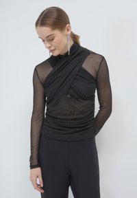 Calliope DRAPÉ - Camicetta - noir