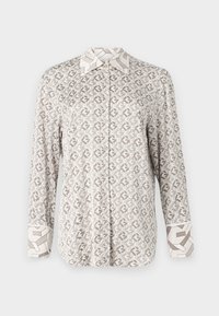 ALEXANDRA - Button-down blouse - taupe