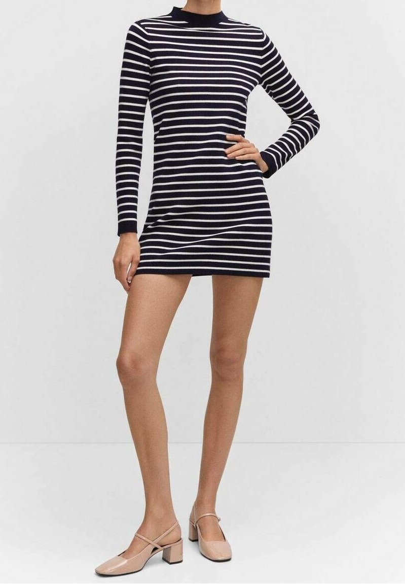 Mango Vestido de punto royal blue/azul royal (Segunda mano