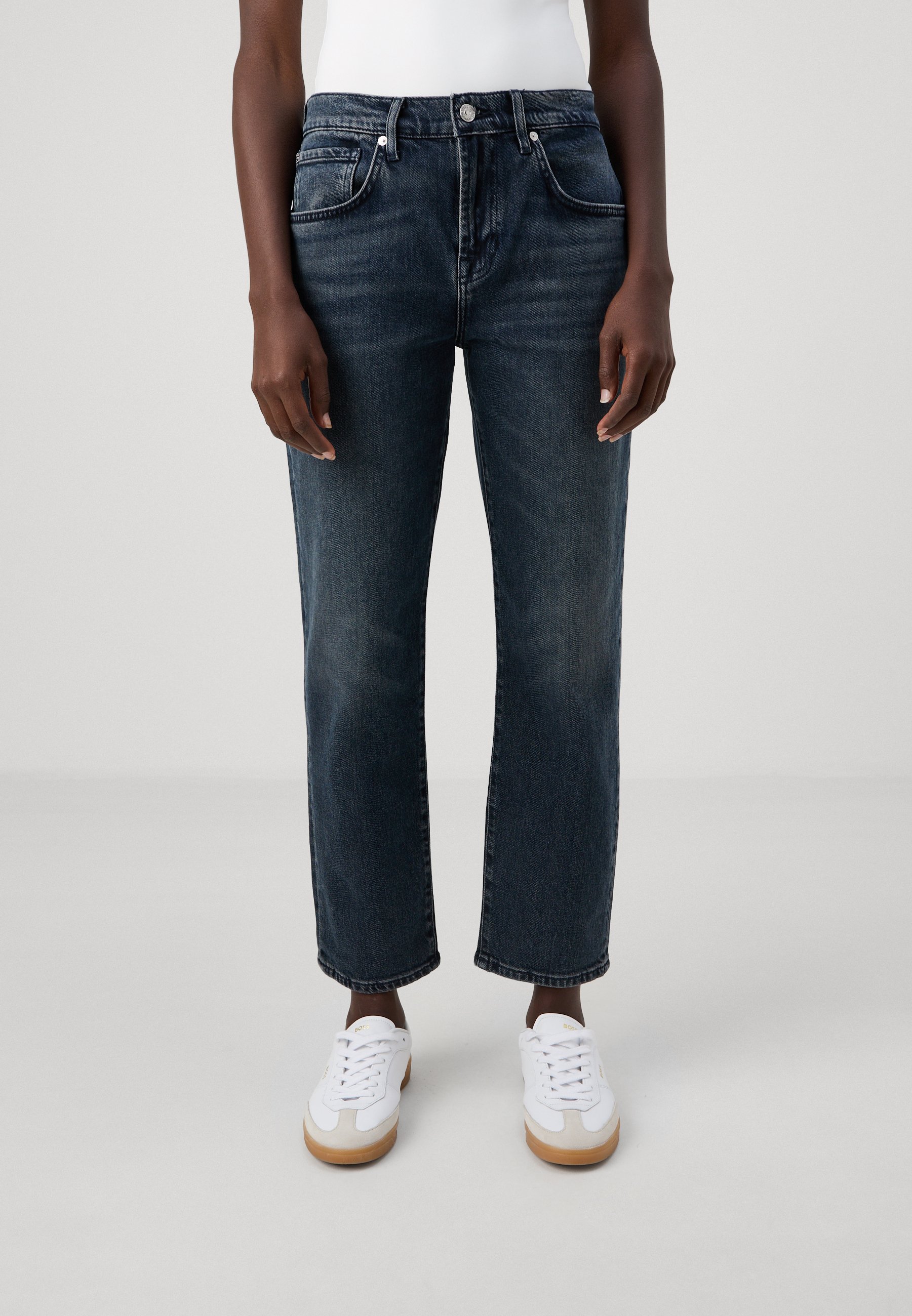 Jean 7 For All Mankind 'Rickie Classic Boyfriend' Avec Cristaux Et Studs - Taille 25 - Occasion Très Bon état