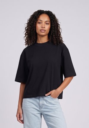Urban Classics, LADIES OVERSIZED TEE 2-PACK - T-shirt basique - black white