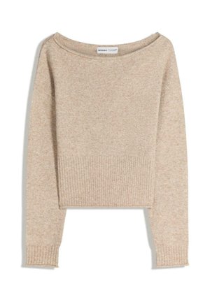 BOAT NECK - Neule - sand