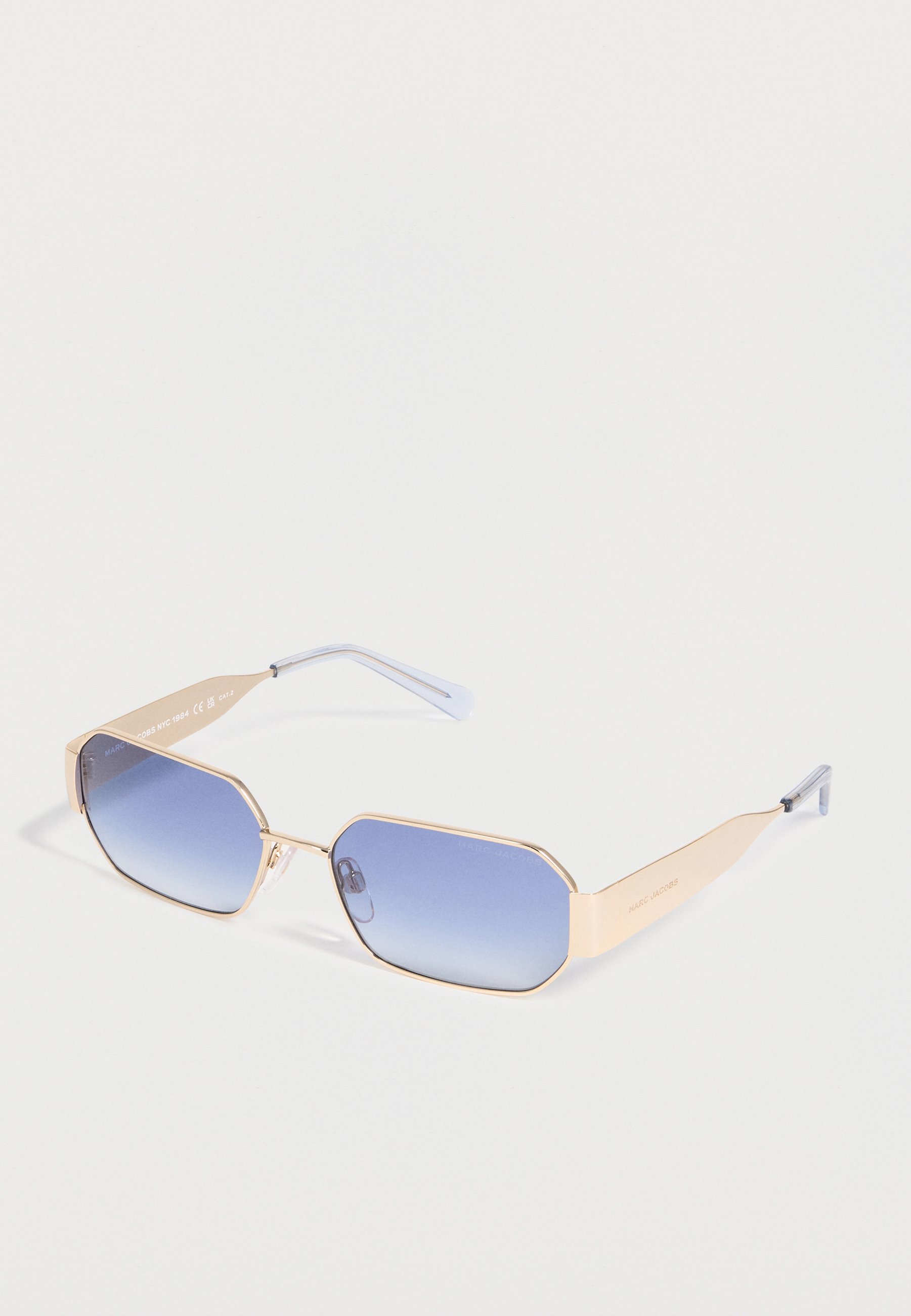 Marc Jacobs Gold Frame Sunglasses with Blue Lenses Marc Jacobs MARC 697/S 086 08 Sunglasses Havana - eye-oo.com main image 2