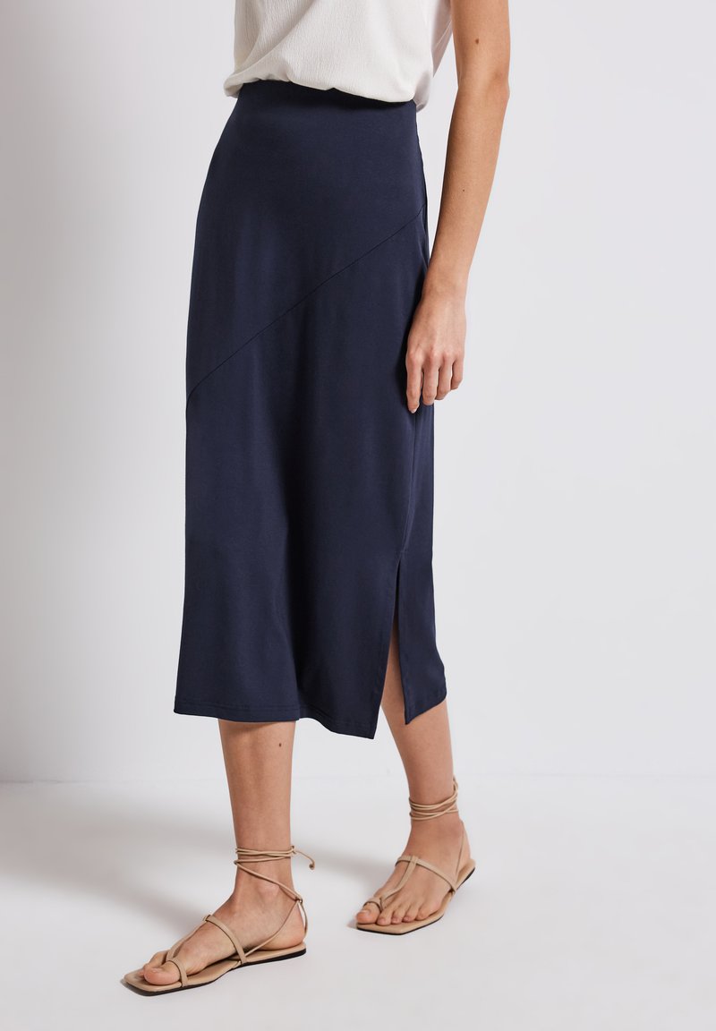 Street One - Pencil skirt - blau, Enlarge