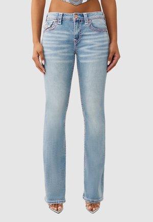 BECCA SUPER T - Bootcut jeans - light wash