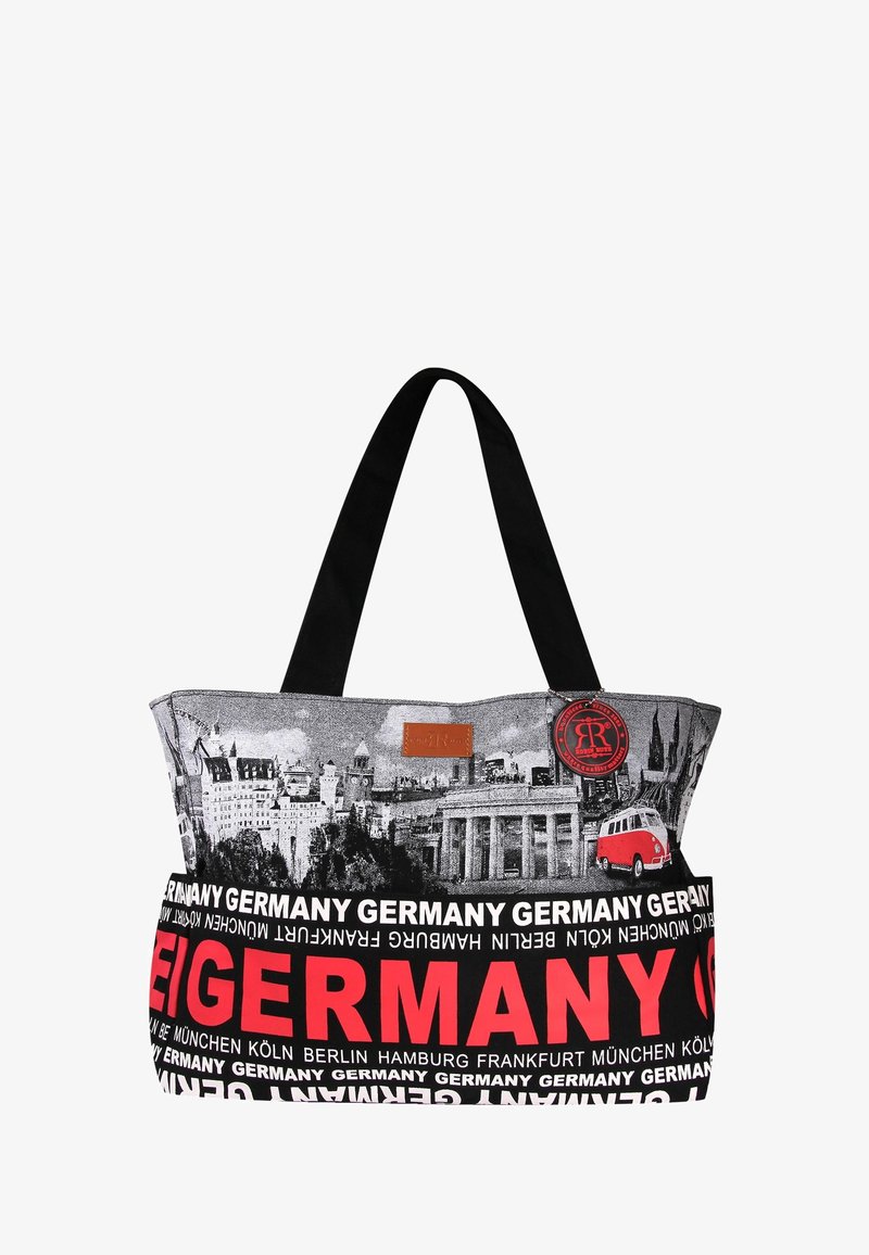 Robin Ruth Germany Robin Ruth GERMANY KOLLEKTION - Handbag - schwarz rot/black - Zalando