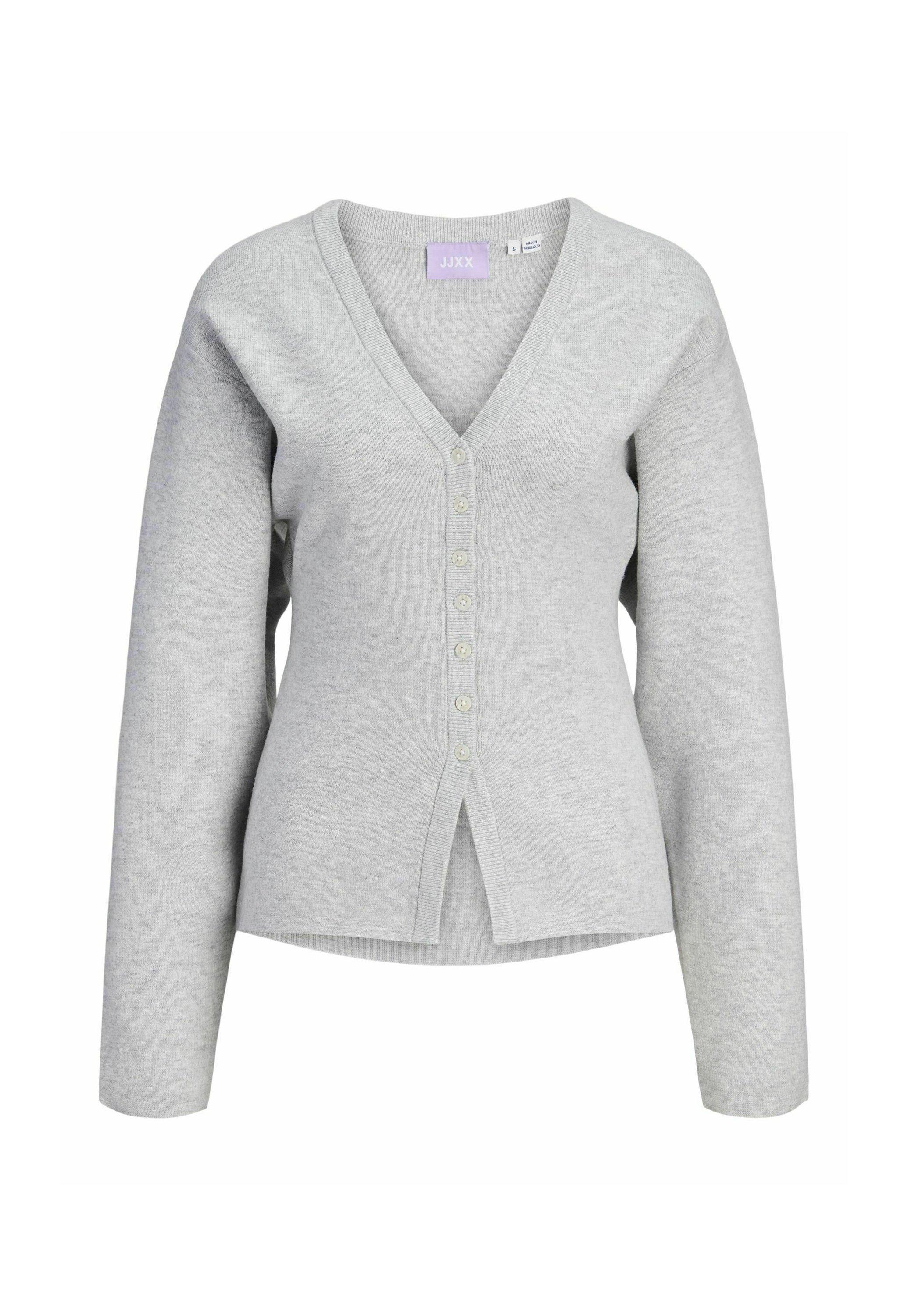 トップス gypsohila WaistShape Cardigan gray JJXX Knitted JXDIANA Knitted - Cardigan - light grey melange/light