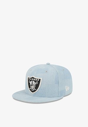 New Era 9FIFTY SNAP PATCHWORK LAS VEGAS RAIDERS - Cappellino - sky blue