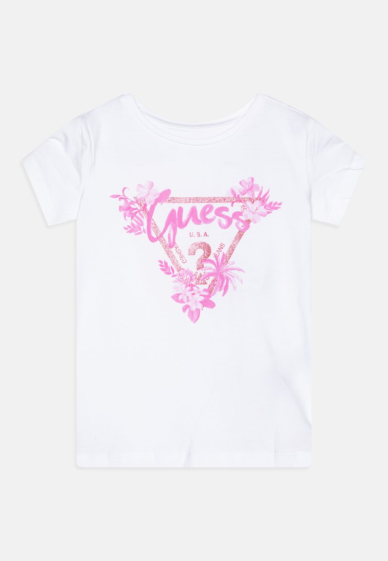 Guess Μπλουζάκι με στάμπα - pure white