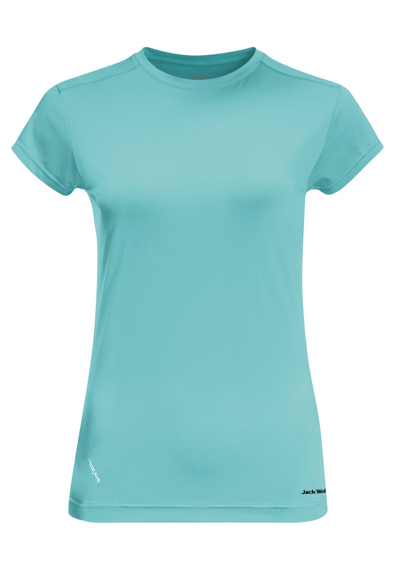 Damen Sportbekleidung | Jack Wolfskin TASMAN S/S W T-Shirt basic peppermint/hellblau - VP30787 Damen Sportbekleidung | Jack Wolfskin TASMAN S/S W T-Shirt basic peppermint/hellblau - VP30787