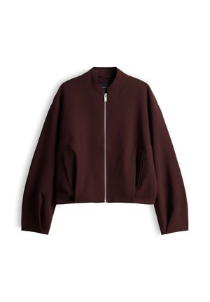 OPUS, RELAXED FIT BLOUSON SHAPE - Leichte Jacke - cherry jam