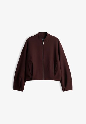 OPUS, RELAXED FIT BLOUSON SHAPE - Leichte Jacke - cherry jam