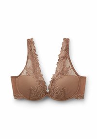 Nevybráno, caramel dark beige