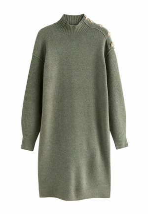 Strikkjoler - khaki green