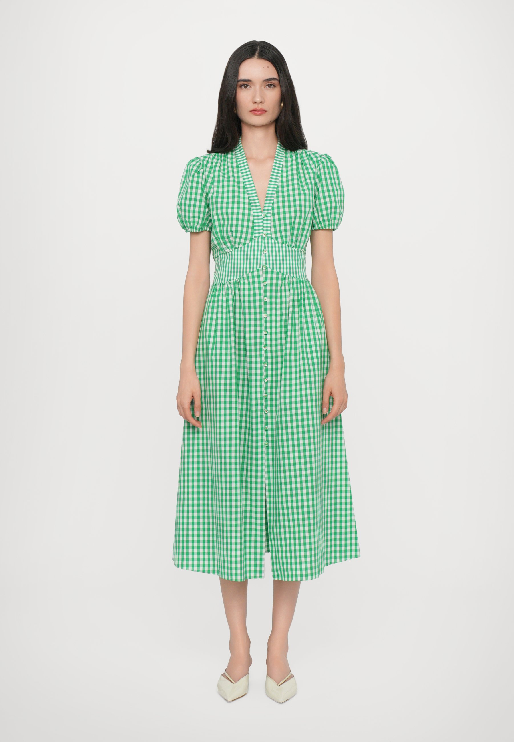 knee length dresses for ladies Erica Cotton Midi Dress – Diane von Furstenberg HongKong main image 1