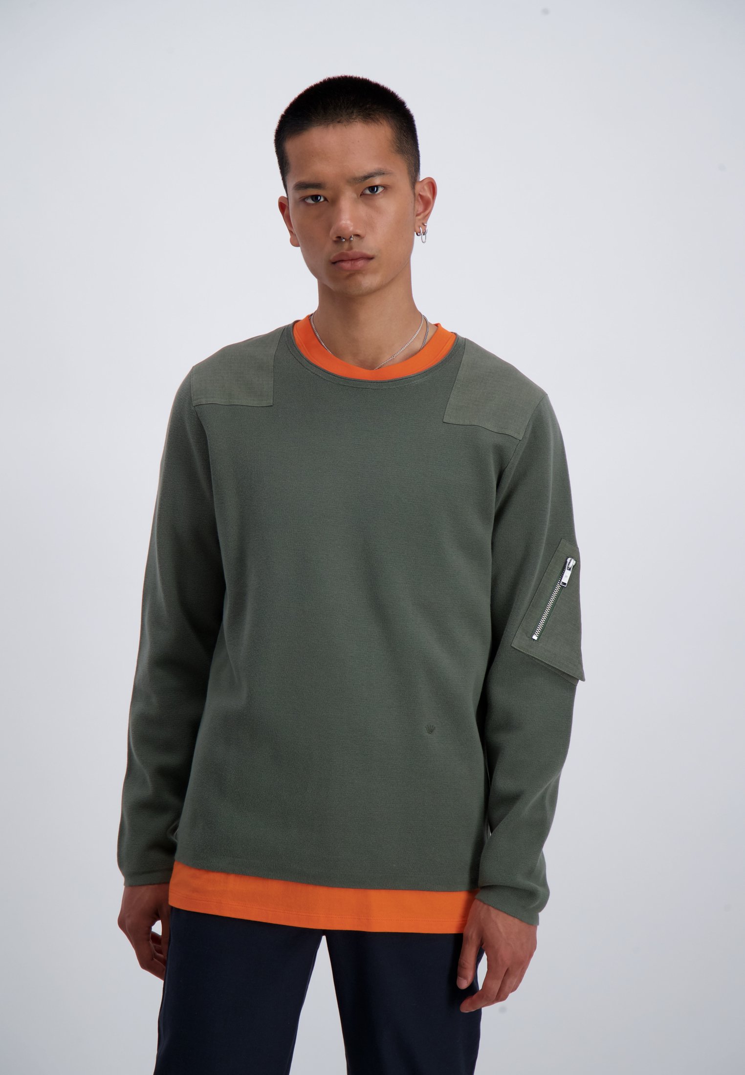Junk De Luxe Trui armyGroen Zalando.nl Junk De Luxe Trui black Zalando.nl