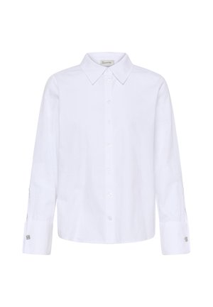 My Essential Wardrobe, MWSUNNA DECO CUFF SHIRT - Blúzka so zapínaním na gombíky - bright white