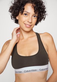 Calvin Klein Underwear UNLINED BRALETTE - Bustino - woodland