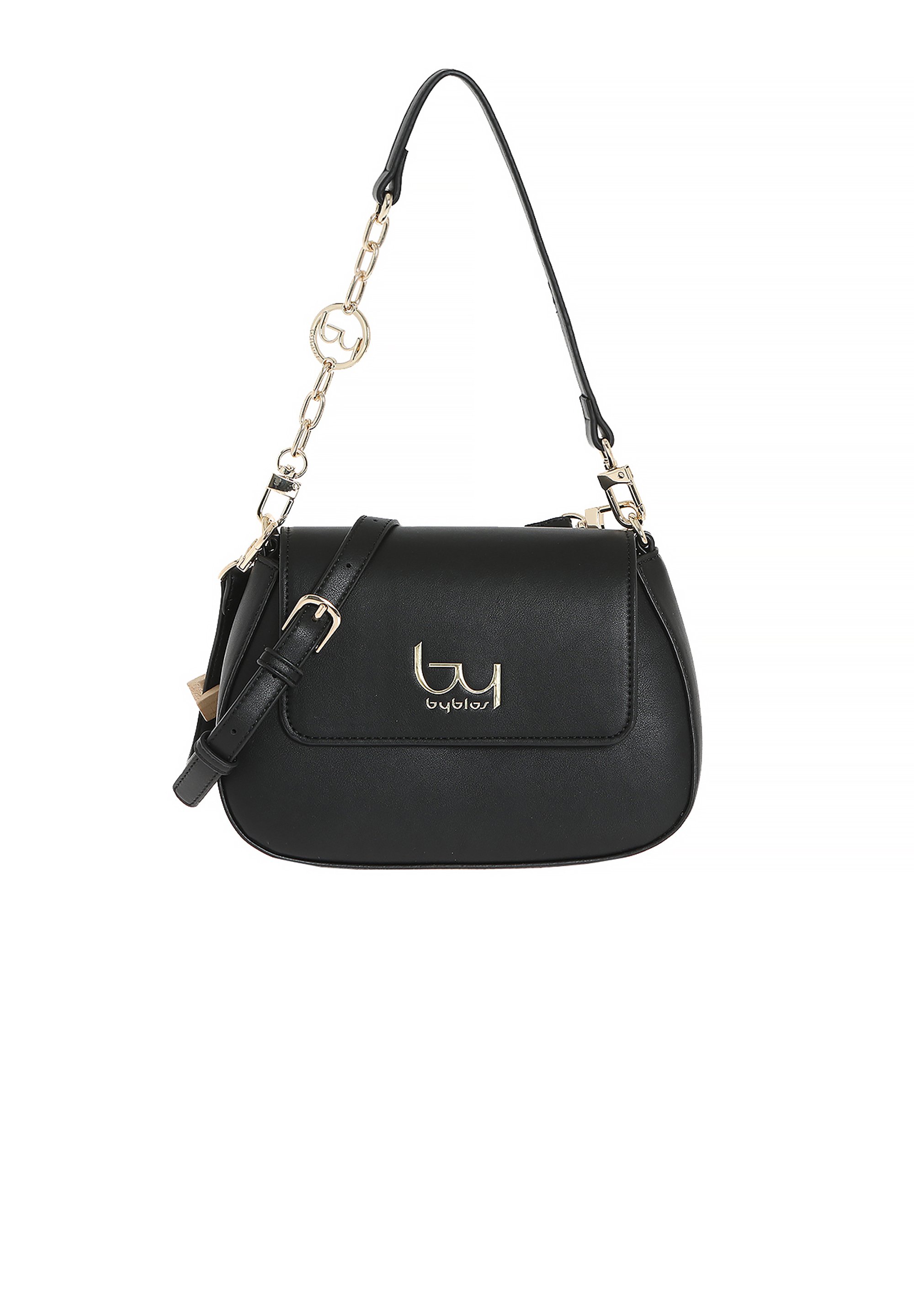 Borsa a tracolla mini in nylon tinta una da 17*21*7cm, con tracolla