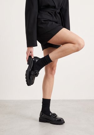 VENEZIA, MOCCASINS - Loafers - black