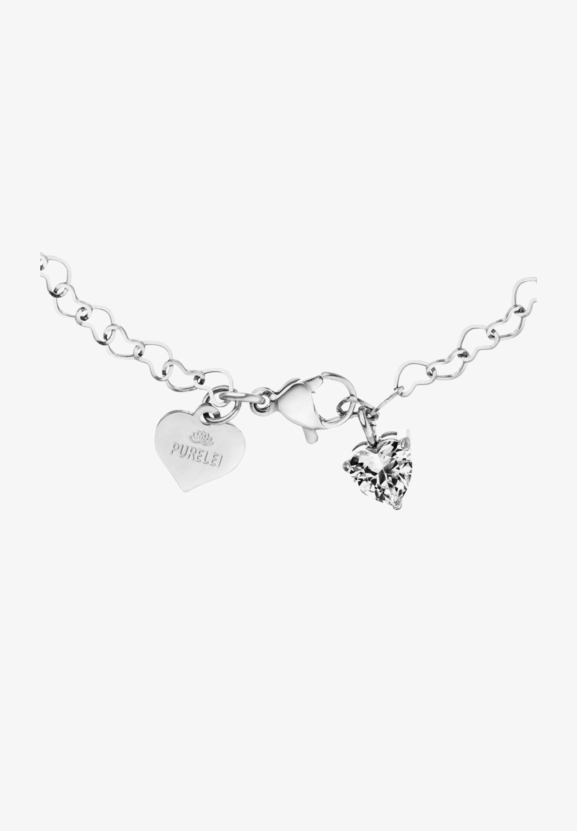 Purelei® Endless Love Collana A Y Impermeabile Con Ciondolo Cuore – Acciaio Inox Oro, Lunghezza 60 Cm Regolabile