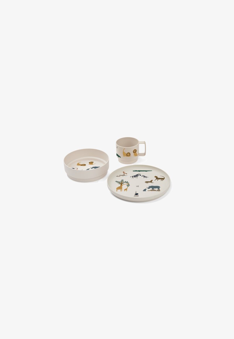 Liewood ARCHI TABLEWARE SET UNISEX - Set de vajilla infantil - all together / sandy