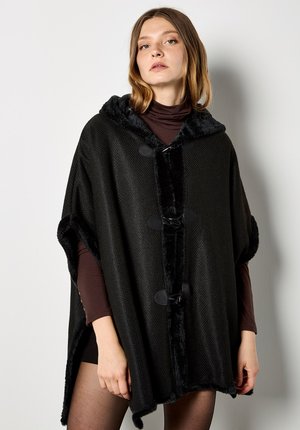 APRICOT WAFFLE - Cape - black