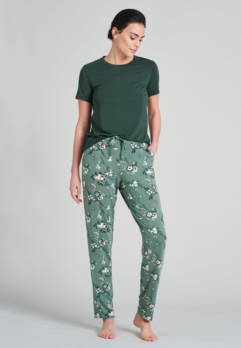 Damen Nachthemden | Schiesser Nachtwäsche Hose khaki - QB94331 Damen Nachthemden | Schiesser Nachtwäsche Hose khaki - QB94331