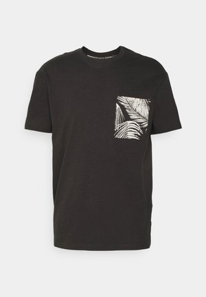 ONSPERRY LIFE LEAF POCKET TEE - T-shirt med print - dark navy