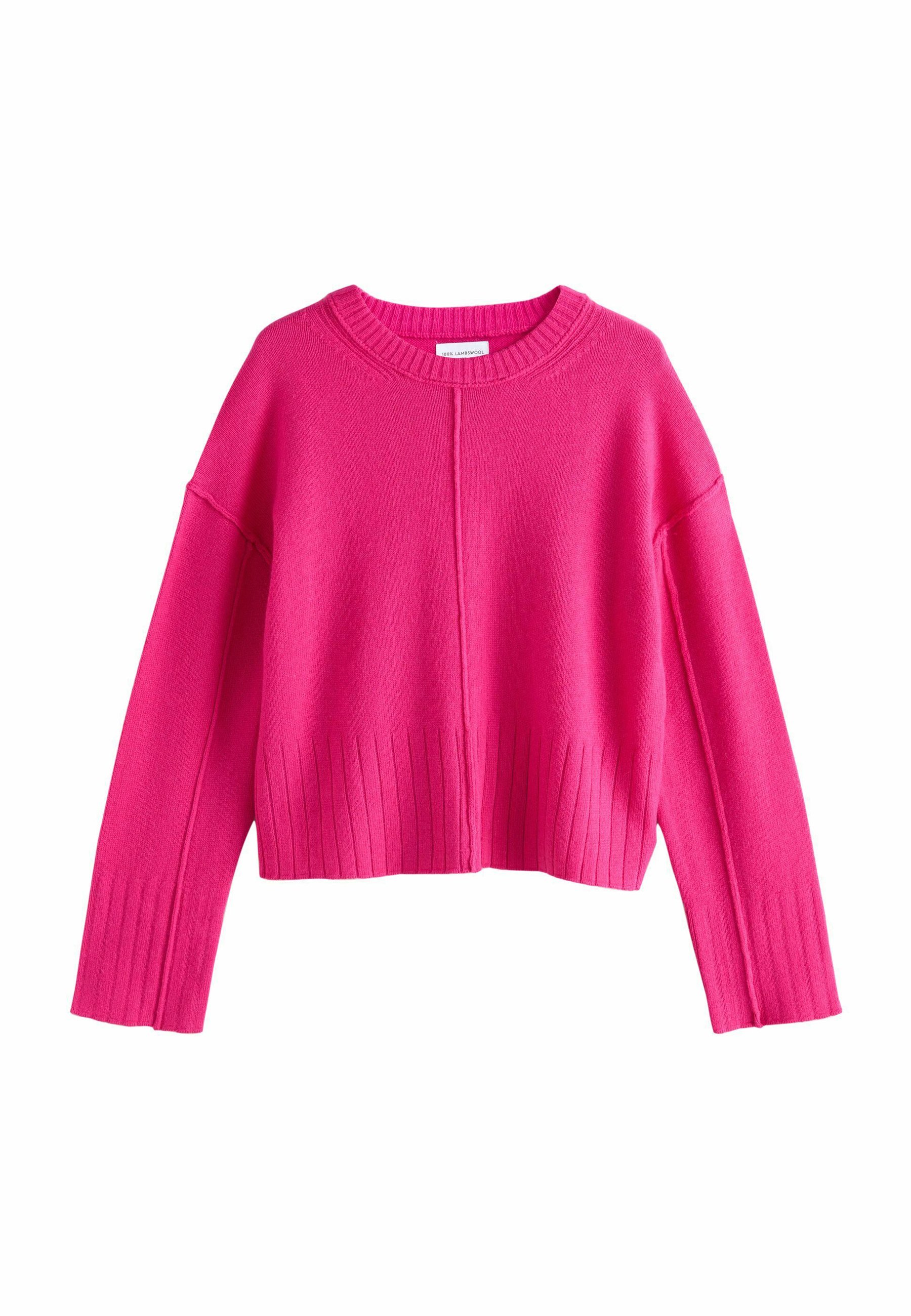 Sweat Next Femme Col Rond Rose – Taille L 100% Coton – Coupe Relaxed Manches Longues – Occasion Parfait état