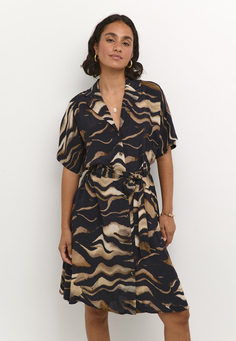 Kaffe LAILA  - Ingruha - black brown tiger print