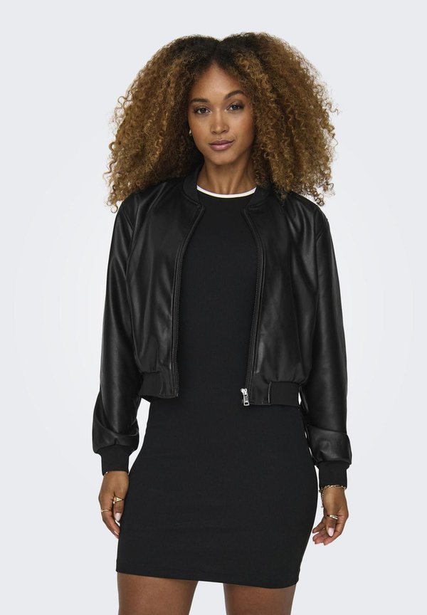 ONLHEIDI SHORT - Faux leather jacket
