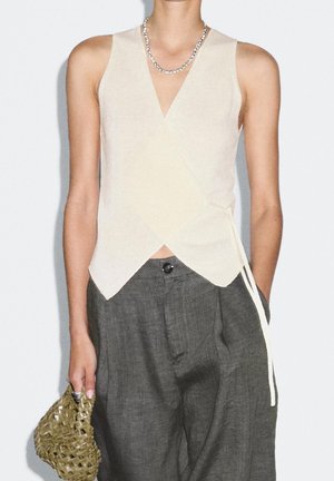 Veste sans manches - white