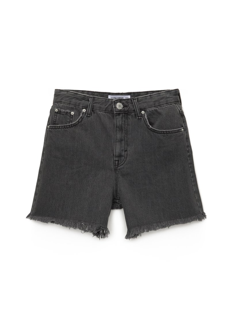 PULL&BEAR Jeansshort zwart denim/blackdenim