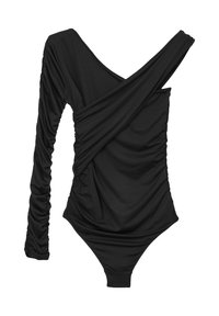 Calliope MONOSPALLA DRAPPEGGIATO - T-shirt à manches longues - nero