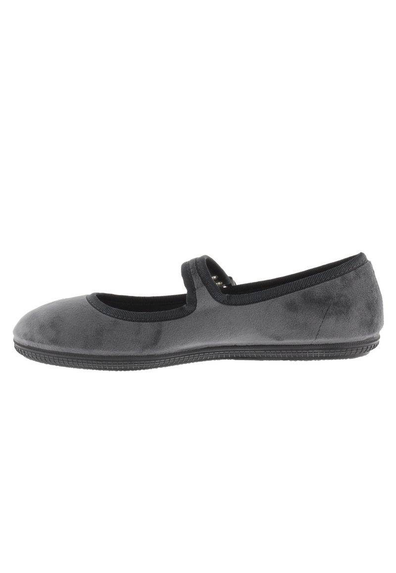 Victoria Shoes ODA TERCIOPELO - Ballerine con cinturino - gris