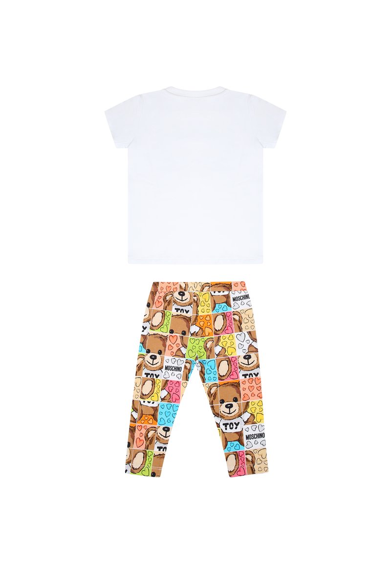 MOSCHINO SET Leggings white/bianco
