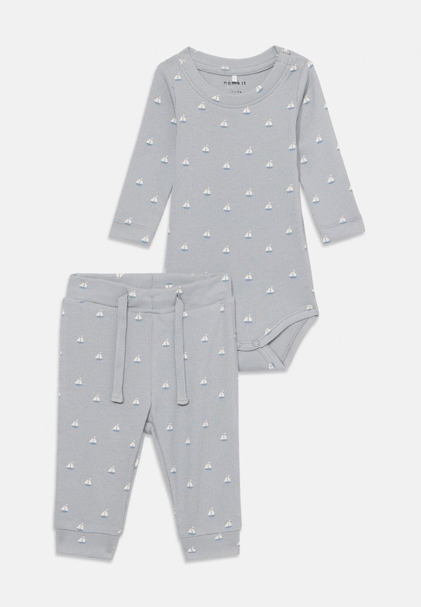 NBMFROM SET - Tracksuit bottoms - quarry