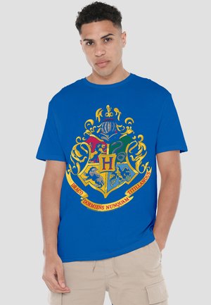 Cotton Soul, HARRY POTTER HOGWARTS CREST - Print T-shirt - royal blue