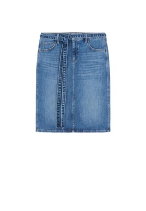 Lee, MIDI SKIRT WITH A BOW - Jeansrock - mid twist