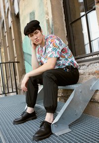 adidas Originals Pantaloni - black/multicolor