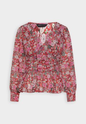 Marks & Spencer GATH TEA - Blouse - red mix