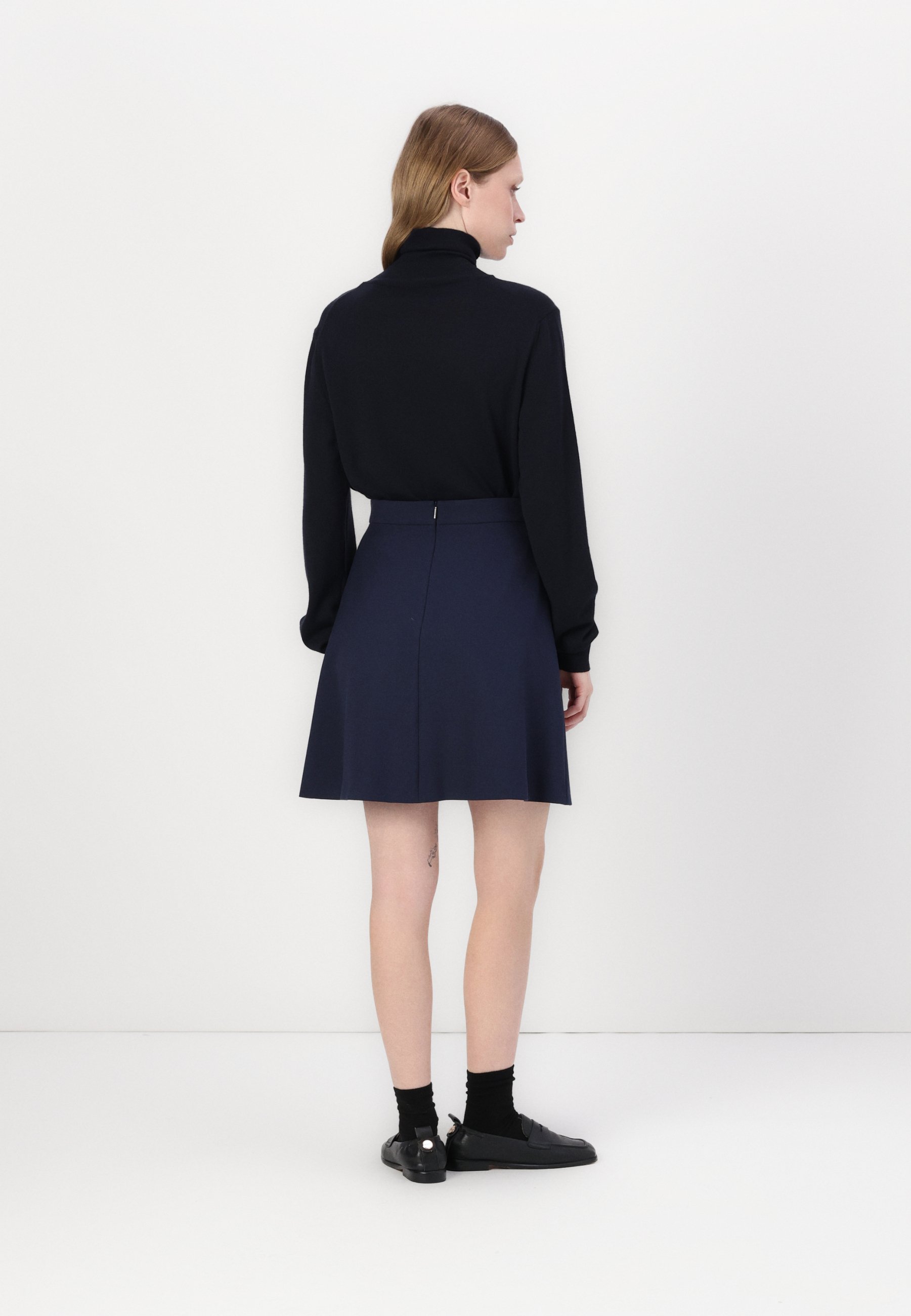 BOSS VERCI - A-line skirt - dark blue - Zalando.ie