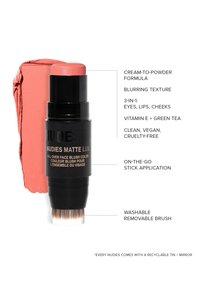 NUDESTIX NUDIES ALL OVER FACE MATTE LUX BLUSH - Phard - pretty peachy