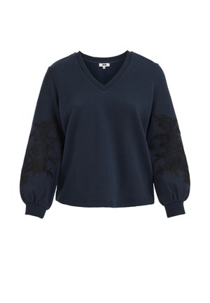 WE Fashion, CURVE - Sweatshirt - dark blue