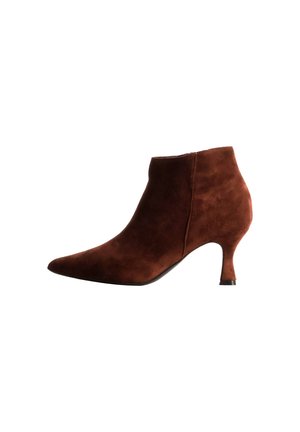 Super Mode, BOTTINES À ZIP SUPER MODE INIA - Bottines - marron
