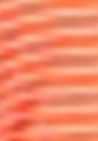 Textil in warmen Farbverläufen von Orange und Rot mit glatter, weicher Textur und subtilen horizontalen Streifen.