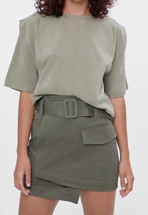 A-snit nederdel - khaki