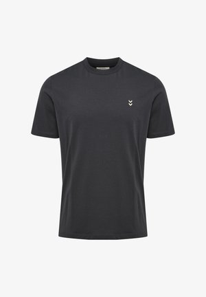 Hummel, HUMMEL HMLPULSE T-SHIRT - T-shirts basic - ebony