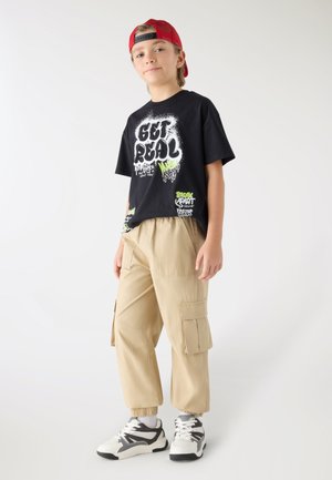 TINTA UNITA - Pantaloni cargo - sabbia